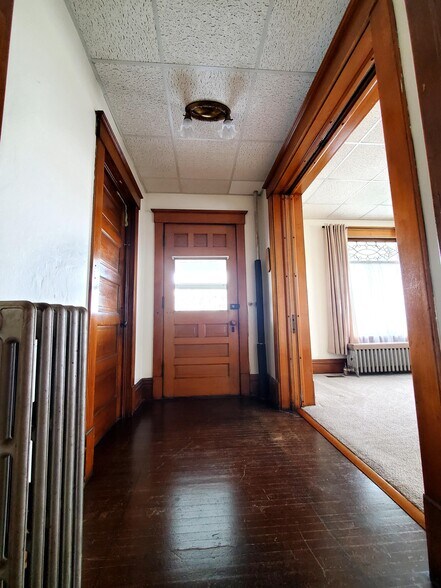 Foyer, w/ Den/Living Room on right - 204 Crawford Ave