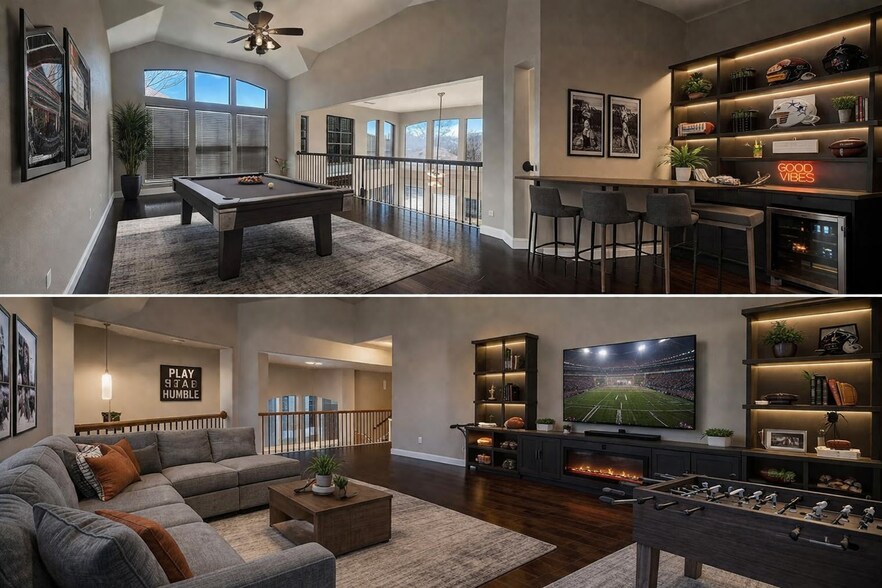 Game room on second floor - 416 Cypress Hill Dr