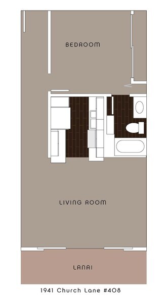 Apartment Layout - 1941 CHURCH Ln
