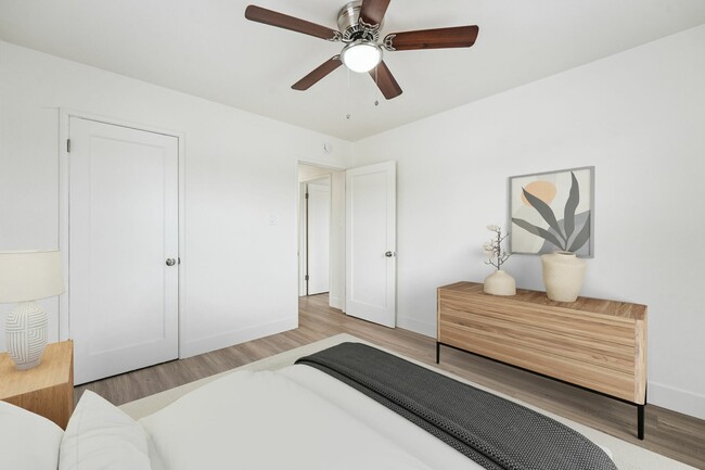 Staged Bedroom - Hesperian Townhomes