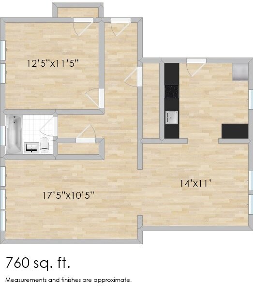 Floorplan - 8-12 Van Buren St. and 336-350 S. Austin Blvd.