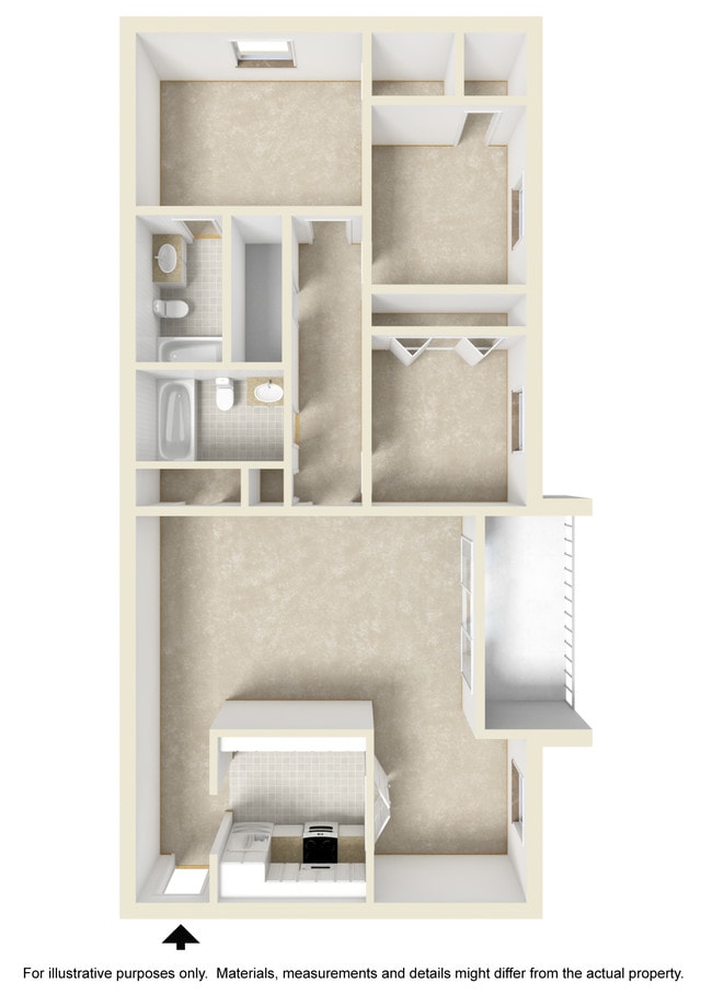 Floorplan - The Forest Apartments