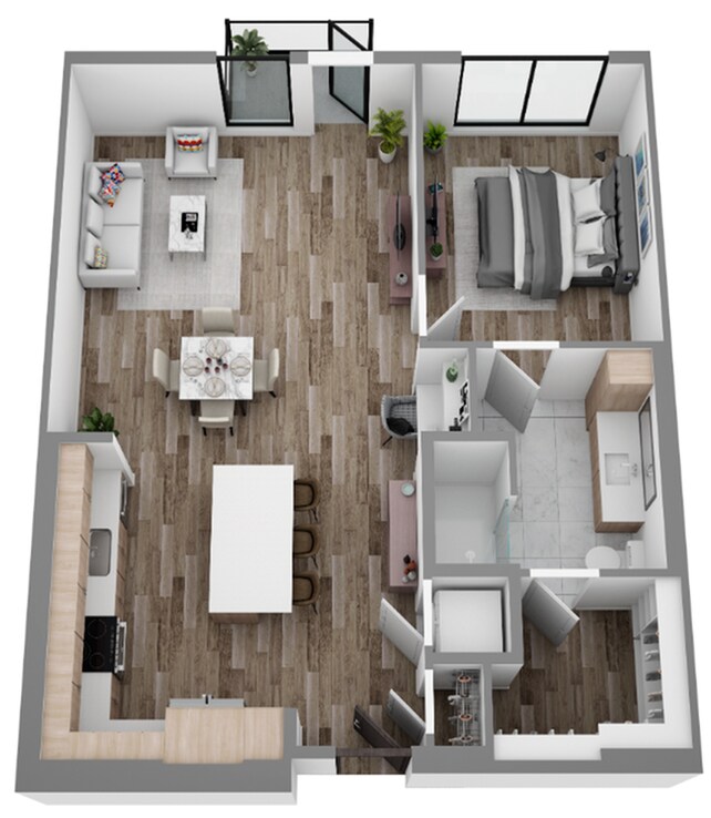 1 Bed / 1 Bath — 930+ sq. ft - The Overlook at Walnut Creek