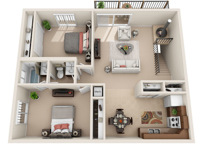 Floorplan - Foxboro Apartments