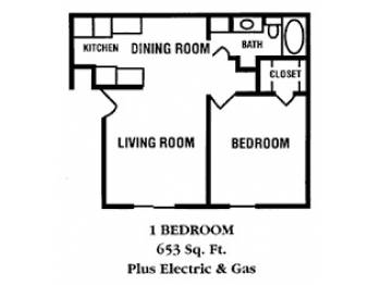 1BR/1BA - Hermitage Apartments