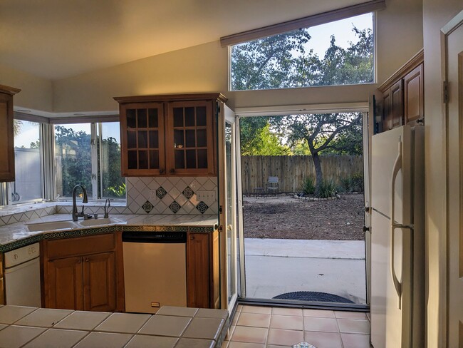 double doors lead to the backyard - 4025 Via Diego