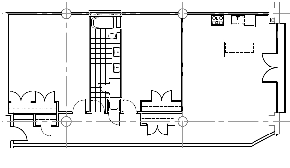 2BR/2BA - Chesapeake Lofts