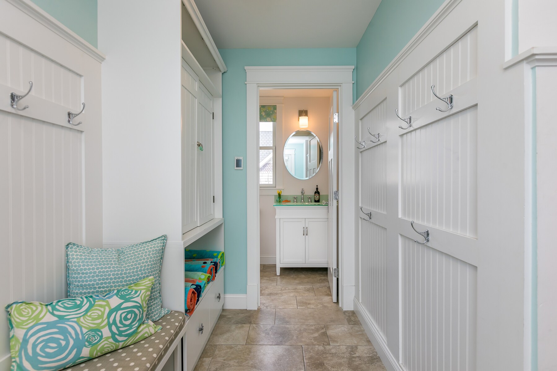 Spacious mud room with heated floors and plenty of room for winter coats, boots, etc. - 11 Henry St