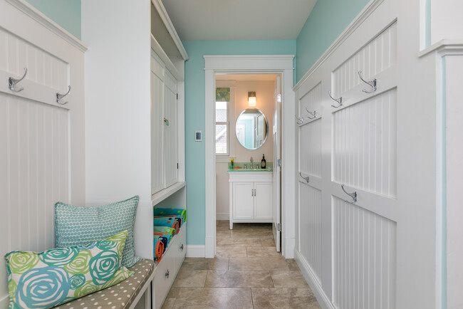 Spacious mud room with heated floors and plenty of room for winter coats, boots, etc. - 11 Henry St