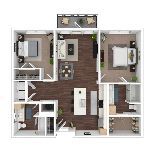 Floorplan - Evren Apartments of Lees Summit