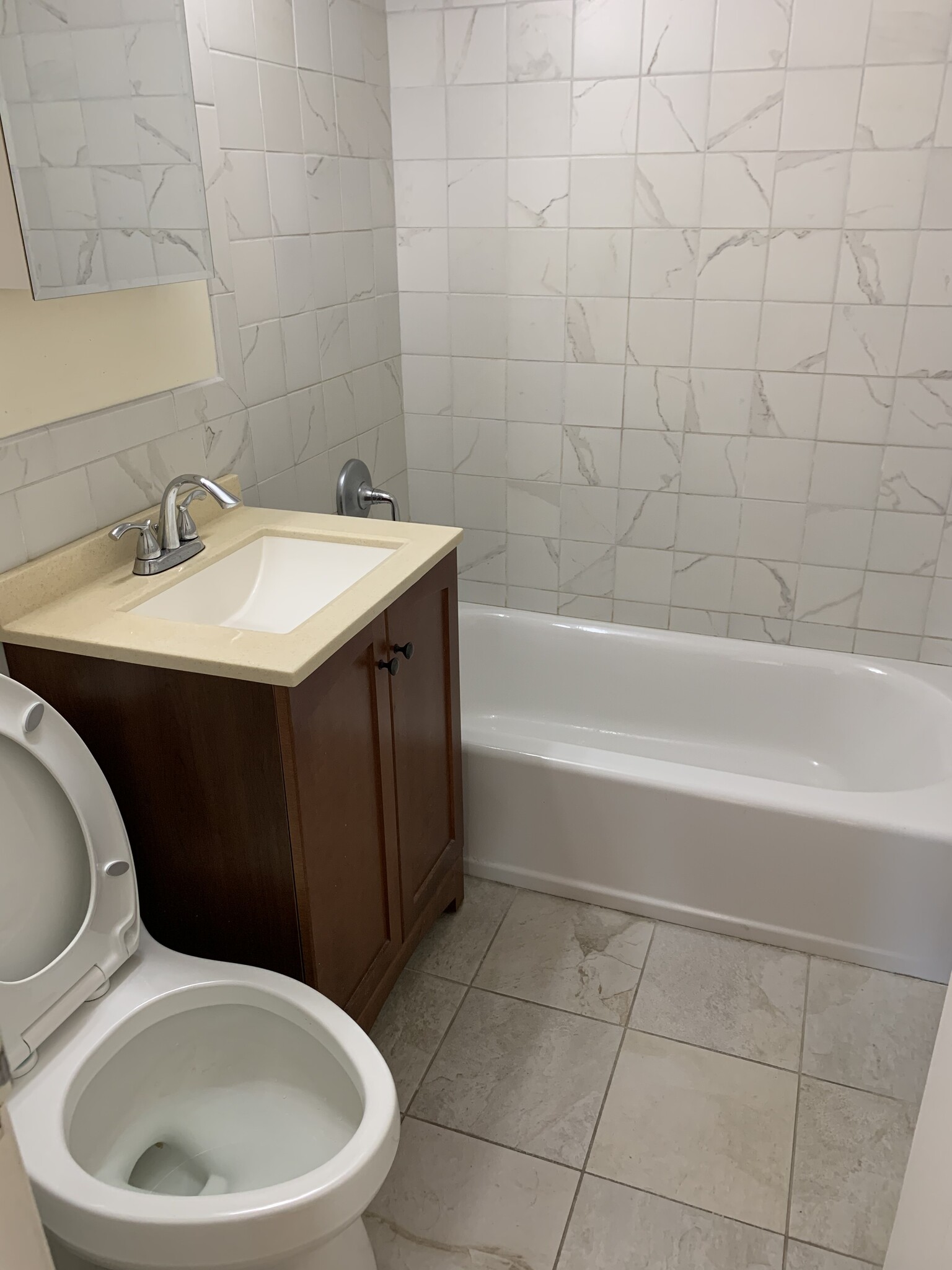 Bathroom. Tile Floor, Vanity. - 1105 Lexington St