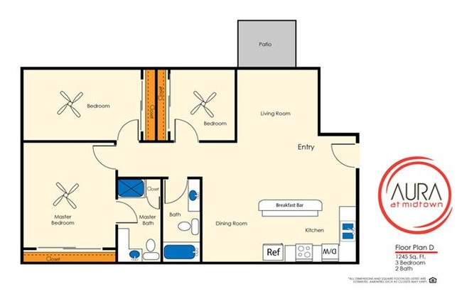 Floorplan - Aura at Midtown