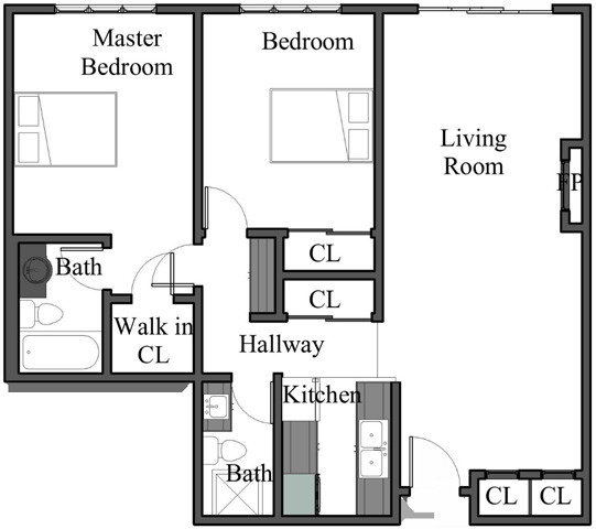 Floorplan - The Hilgard