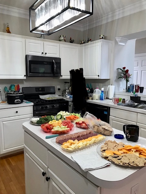 Kitchen has new black stainless steel appliances (French door refrigerator to left, not pictured) - 1977 Culpepper Ln