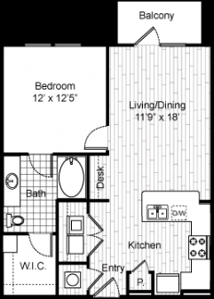 Floorplan - The Edge at Glade Parks