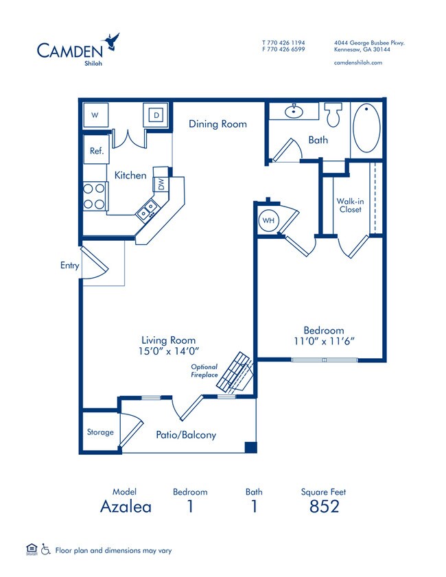 Floorplan - Camden Shiloh