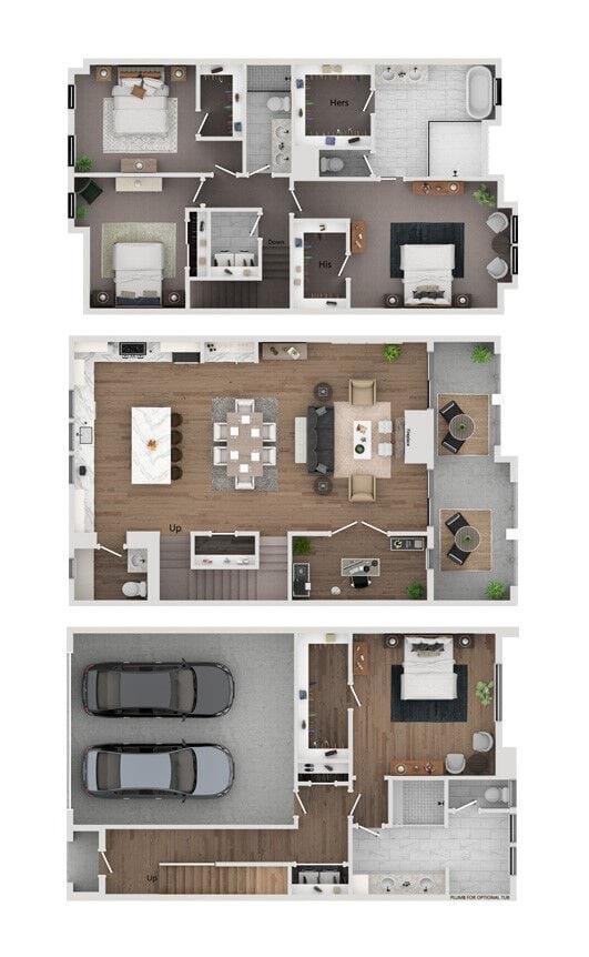 Floorplan - The Townes at SouthPark