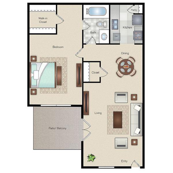Floorplan - Lory of College Station