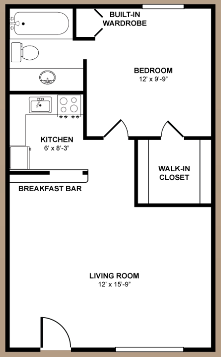 1BR/1BA - Sun Bay Apartments