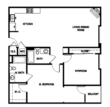 2BR/2BA - The Social Apartments