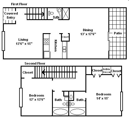 2BR/2.5BA - Ayla at Castle Hills