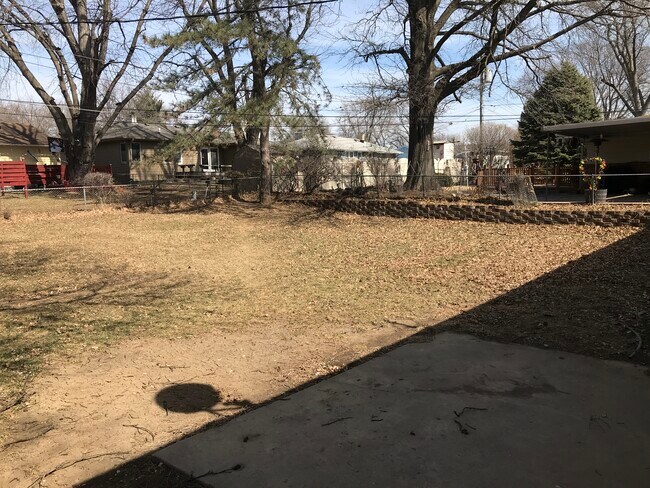 Back yard - 7310 Valley St
