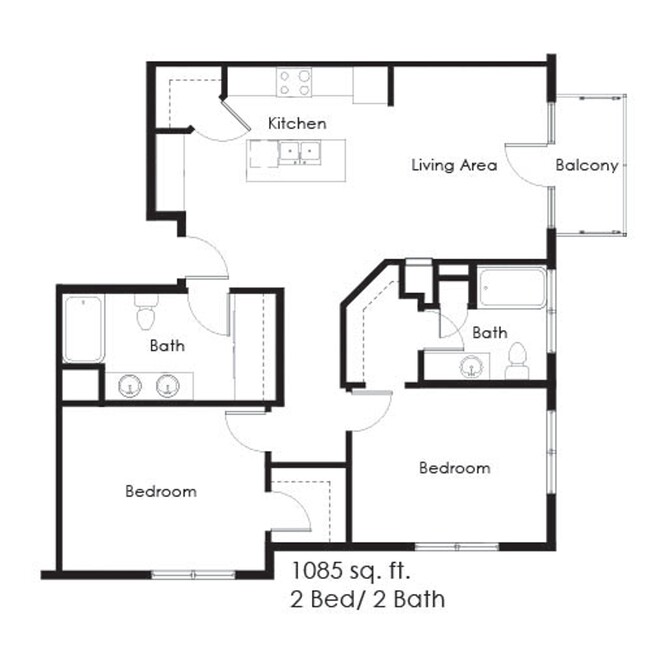 Floorplan - Overlook Ridge 55+ Apartments