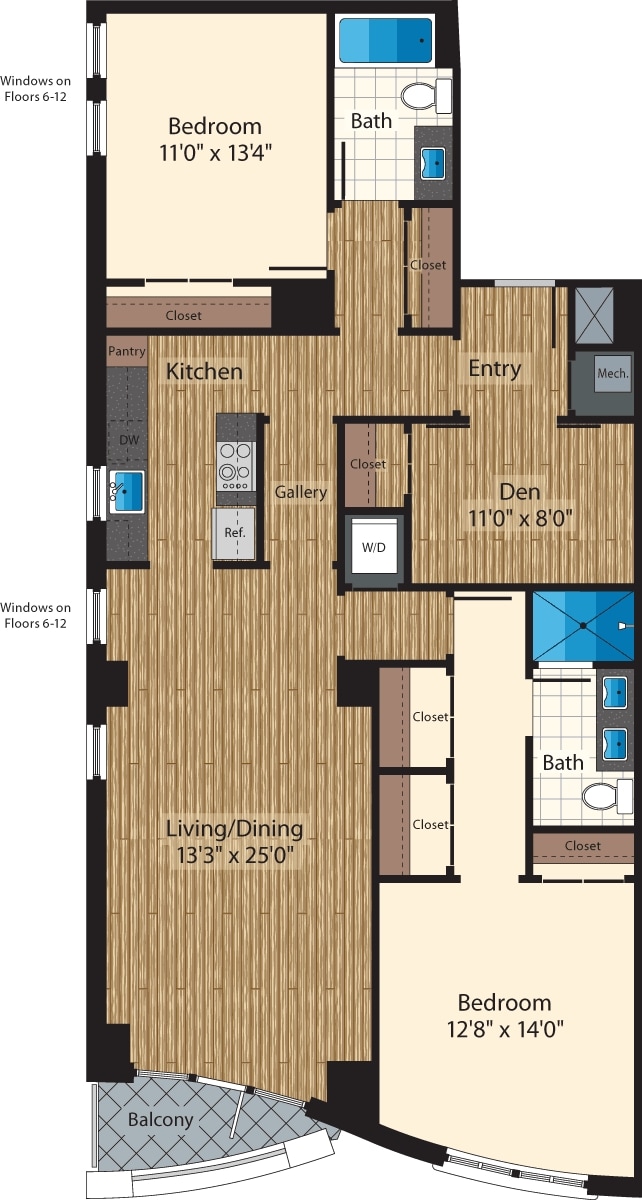 Floorplan - 425 Mass