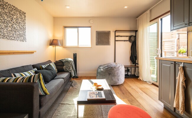 Couch and bean bag - 5955 Fern St