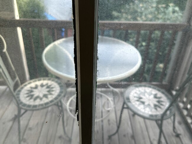 Back porch cafe table - 3016 Victor St