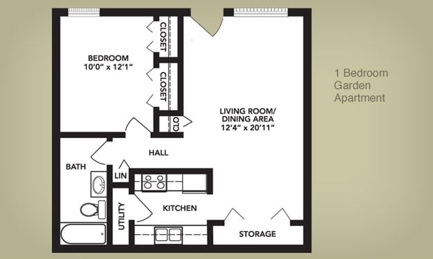 Floorplan - Sunnyview Square Apartments