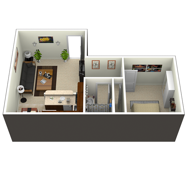 Floorplan - Village Manor Apartments