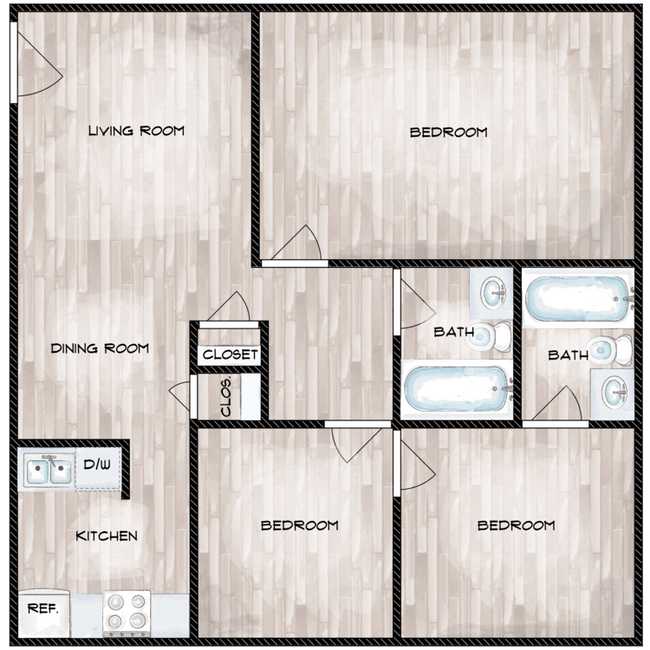 3x2 Citadel.png - The Citadel at Med Center Houston Apartments