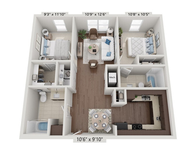 Floorplan - K Avenue Lofts