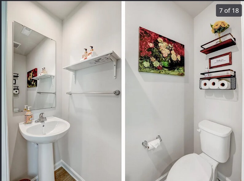 half bath - 1001 Cyprus Ct