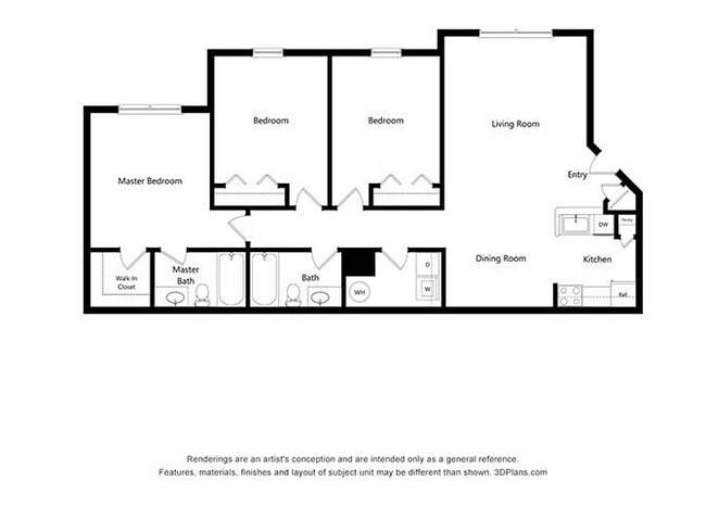 Floorplan - Vermillion Apartments