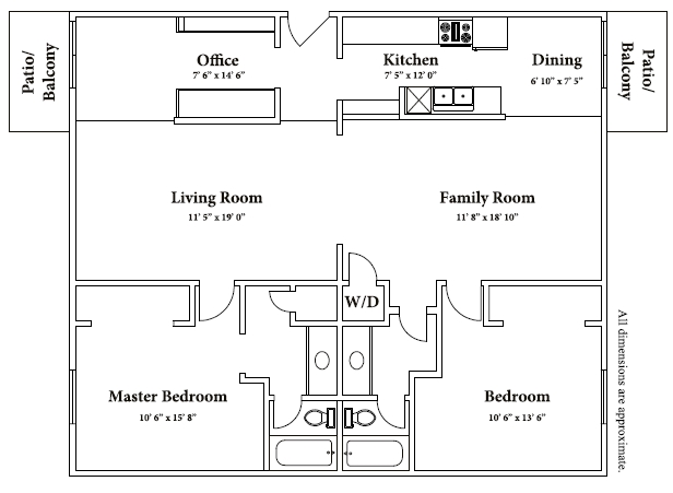 2BR/2BA - La Donna RGLLC