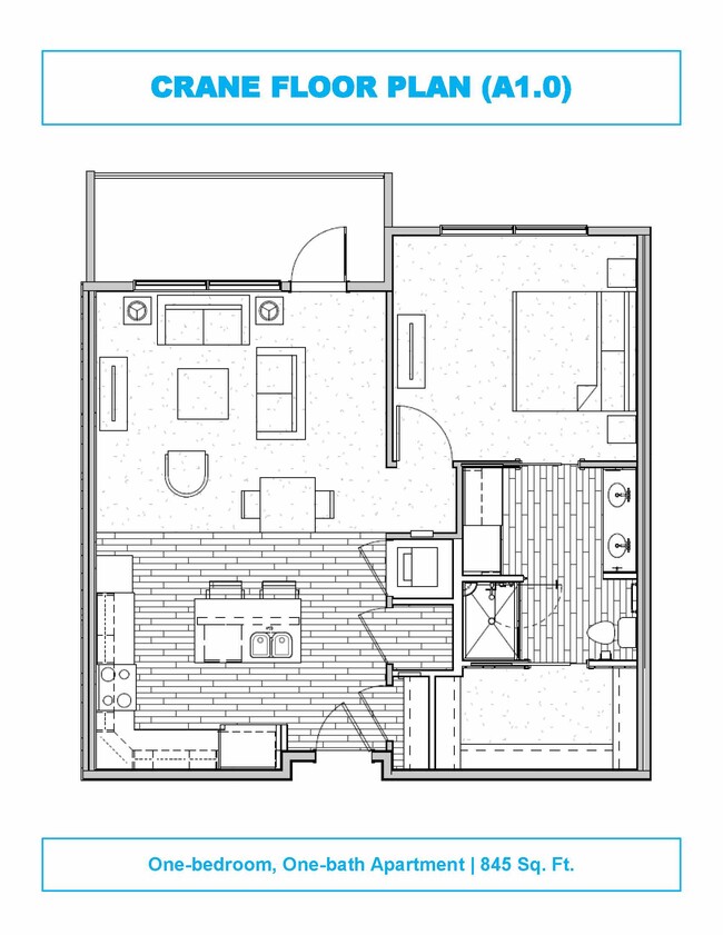 CRANE - 1 bedroom apt - Freedom Village of Bellevue, 55+ neighborhood