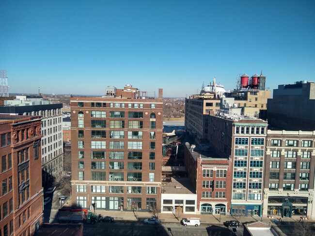 View from condo window to nort - 1501 Locust St