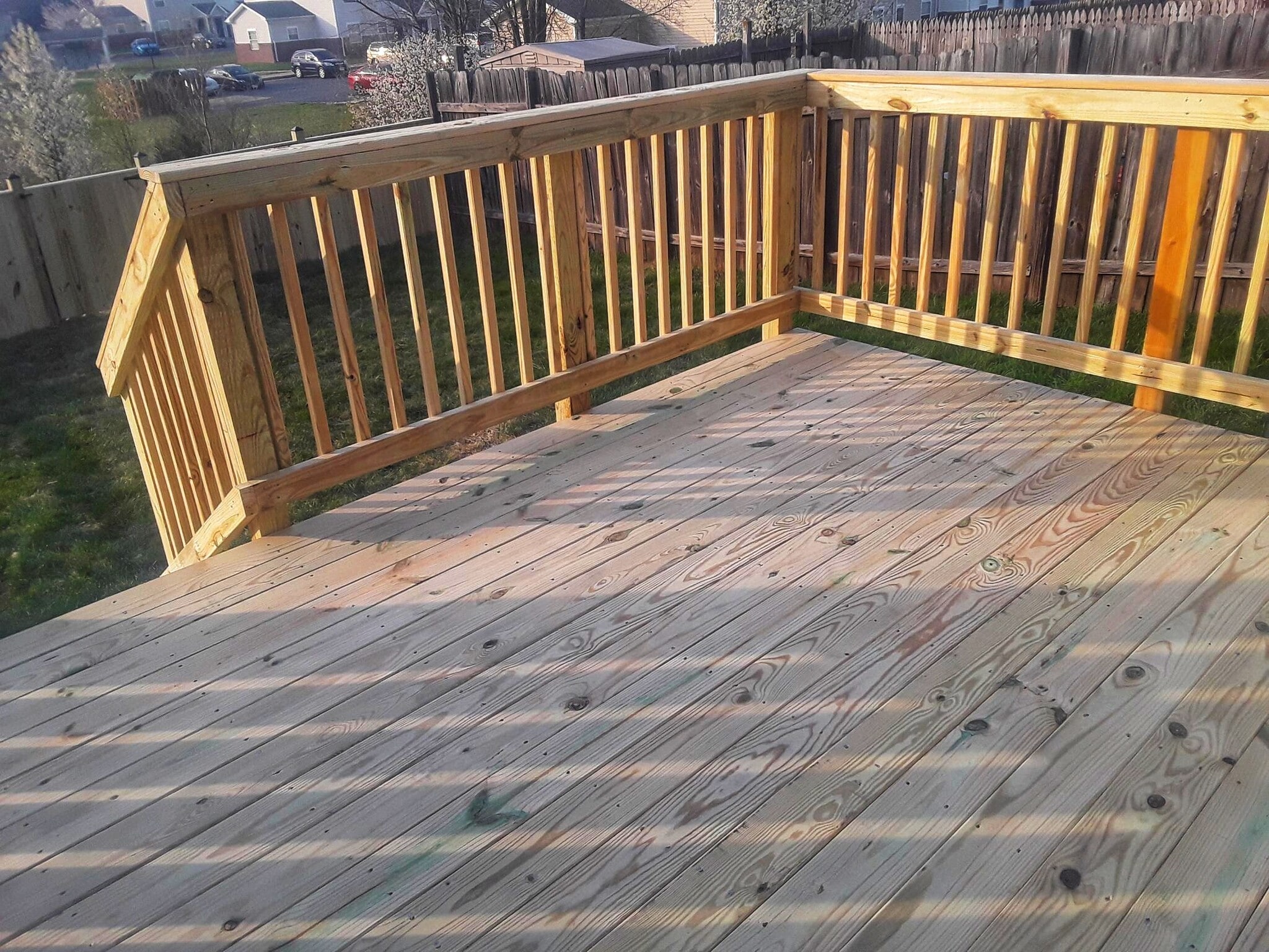 New back deck - 334 Lora Dr