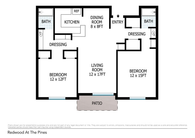 Floorplan - Pines Apartments