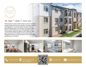 Building Photo - Brand New 3-Bed 2-Bath Condo In Lehi With ...