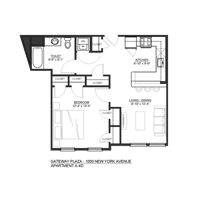 Floorplan: A4-D - Gateway Plaza