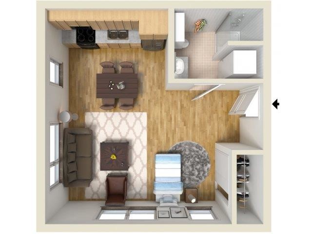 Floorplan - Central Eastside Lofts