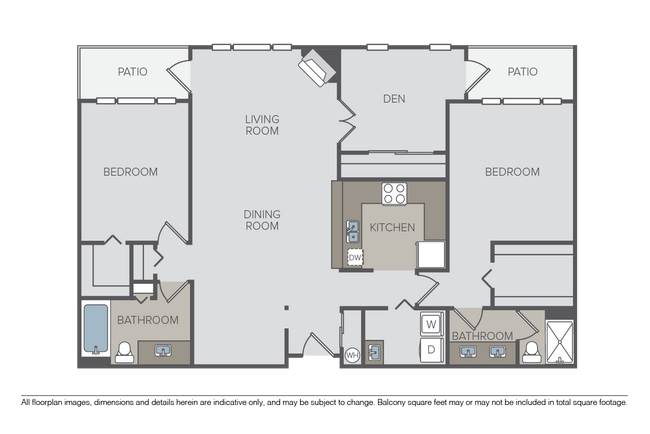 Plan 2E + Den - Courtyard Off Main