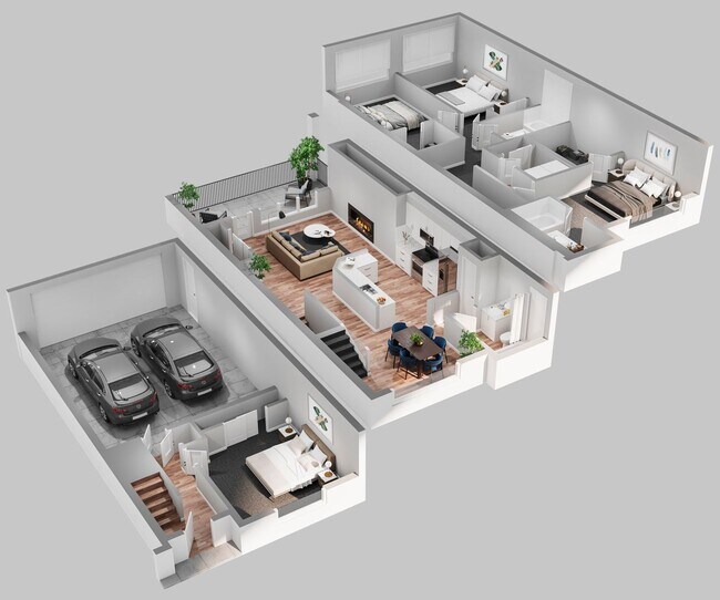 Primary Photo - Contemporary 4 Bedroom, 3 Bath Townhome wi...