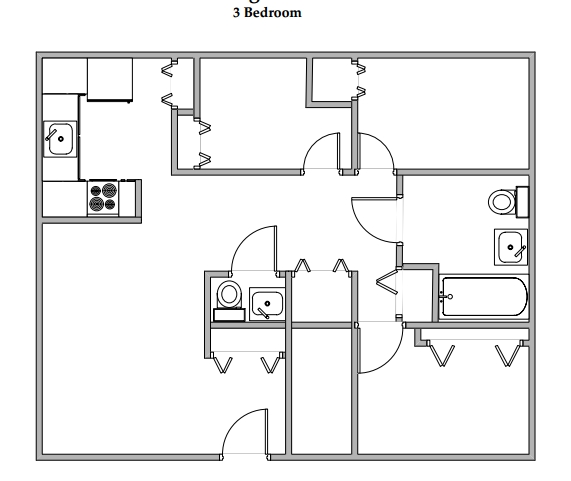 3BR/2.5BA - Village Green Apartments