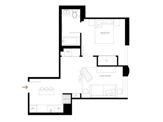 1 bed 1 bath A9-R - The Chelsea