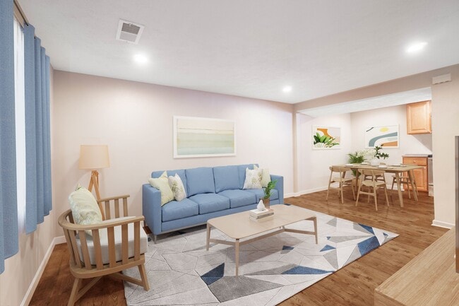 Living Room & Dining - 1378 Bower Hill Rd