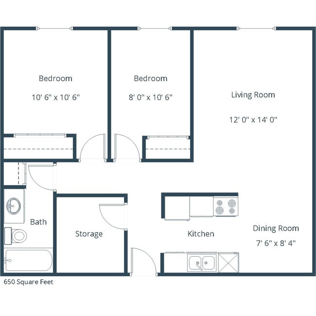Floorplan - Sunwood Apartment Community